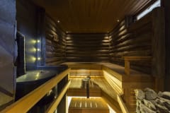 Atmospheric Leviday 2 villa sauna.