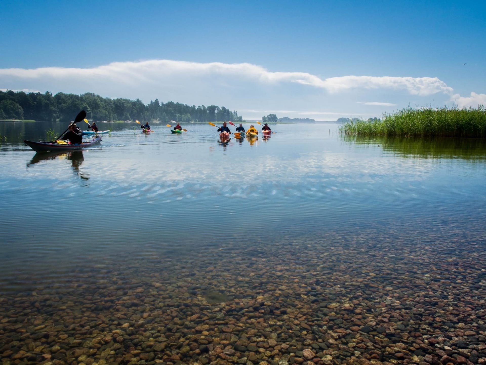 Sea kayak and wildcamp in Helsinki
