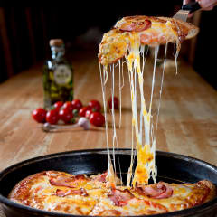 The pizzas at Pannu from pan pizzas to more traditional ones are regular favourites