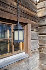 Smoke sauna's window.