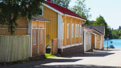 Old Raahe is one of the best preserved wooden towns in Finland