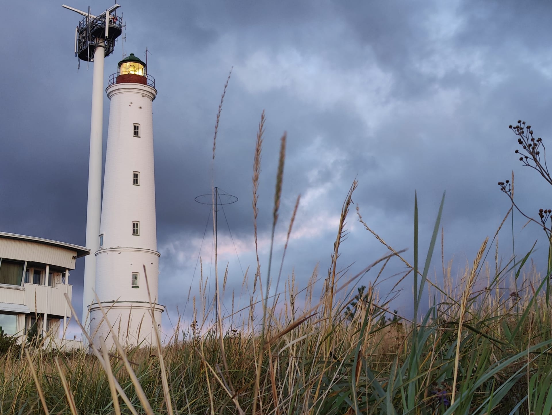 Marjaniemi lighthouse in Autumn