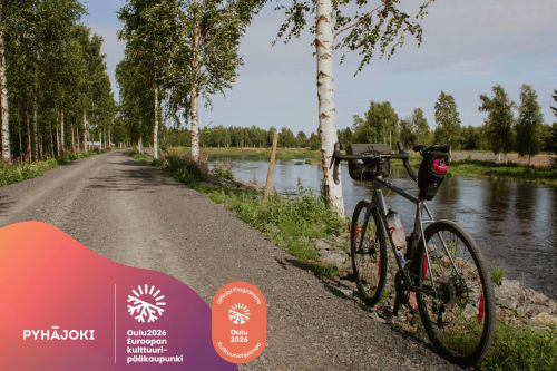Pyörä Pyhäjoen penkkatiellä