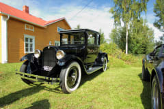 Old Ford automobile at Pattijoki Festival 2023