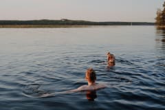 Swimming in Tahlo Ventures Glamping