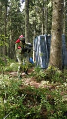 Success in a paintball game is mix of fast movement and ambushing. 