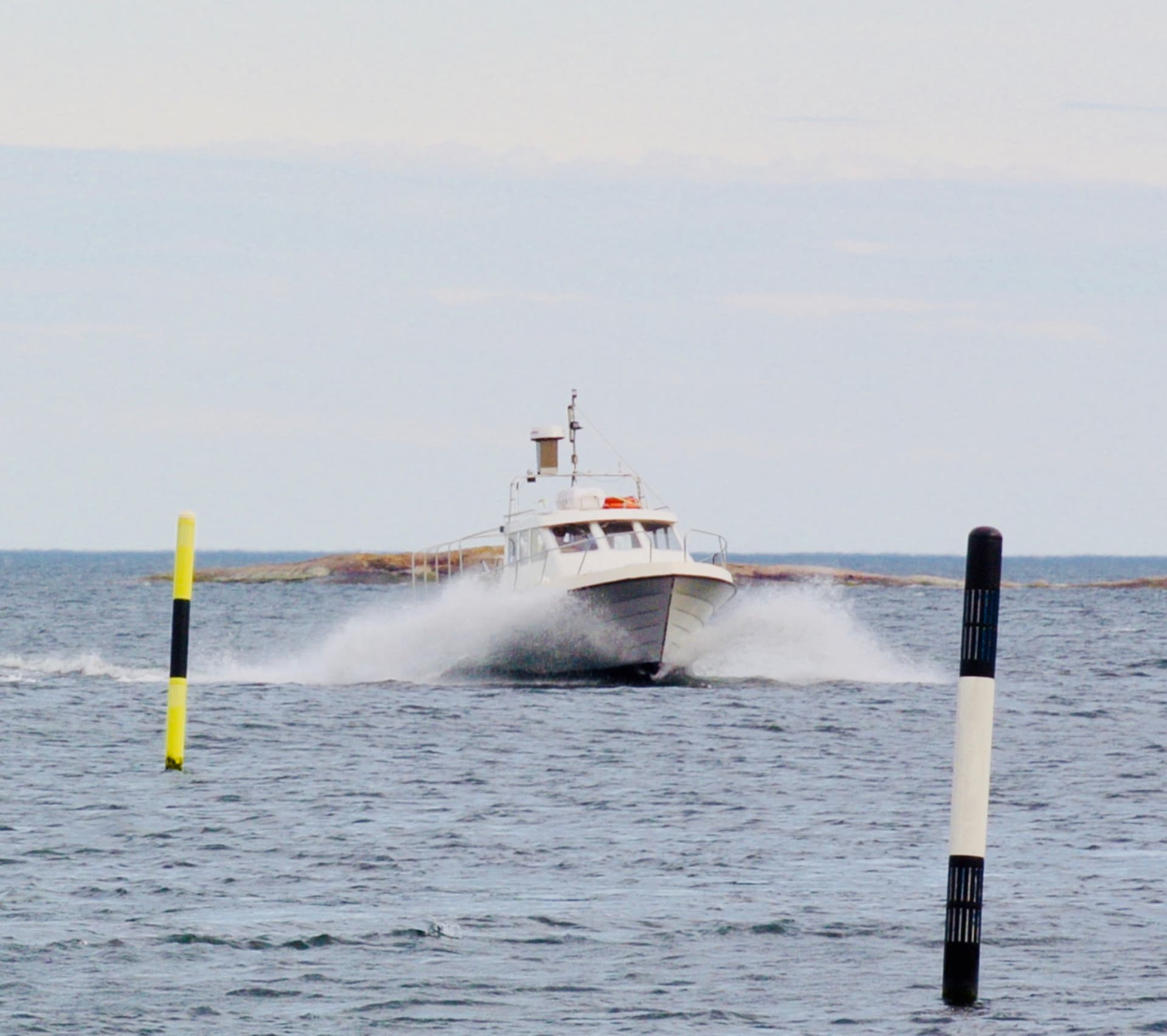 Taxi boat service in the archipelago