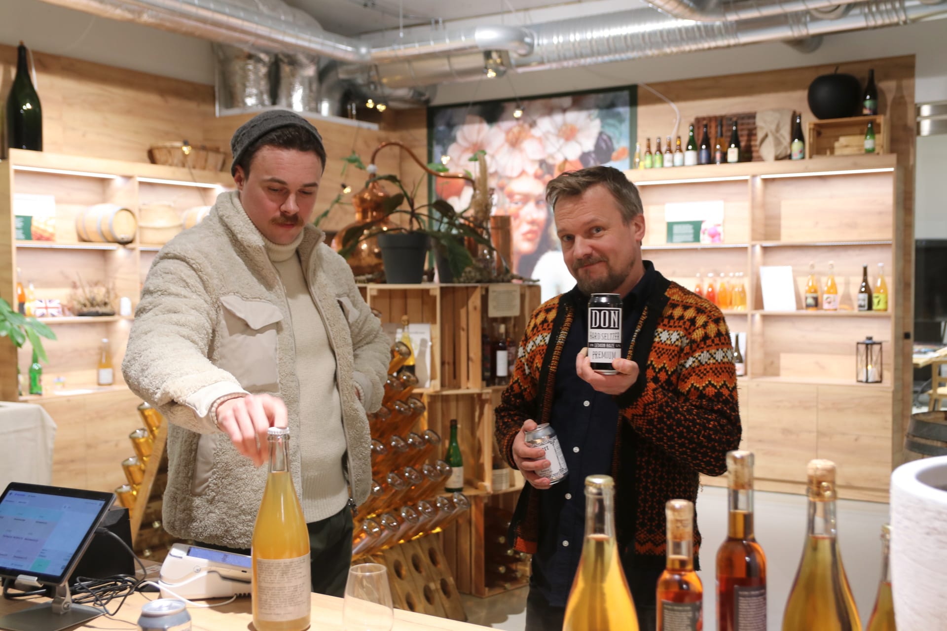 Rentoa tunnelmaa siideritalolla