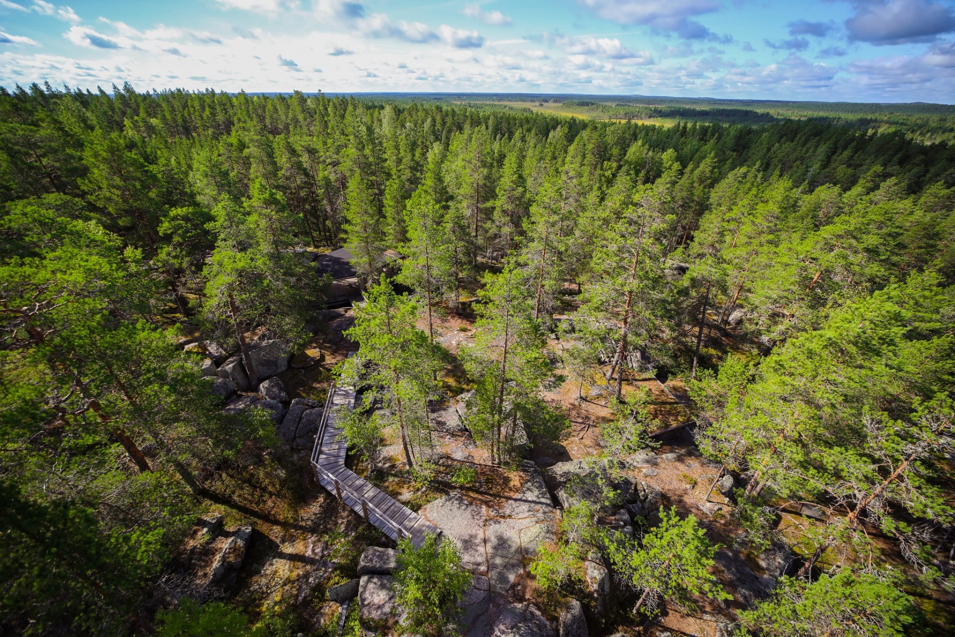 View from Käskyvuori observation tower