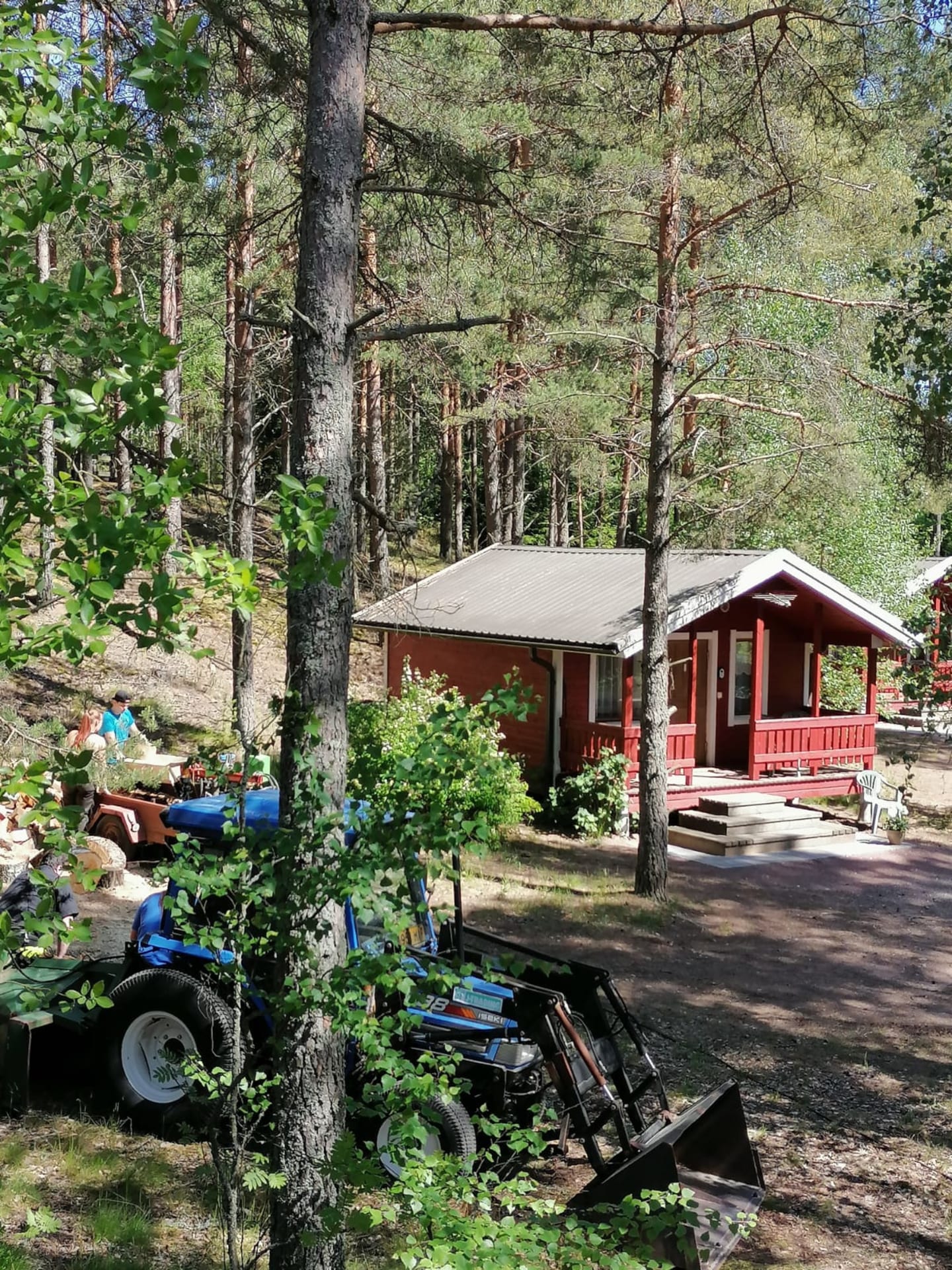 Mökillä voit nauttia ulkoilusta.