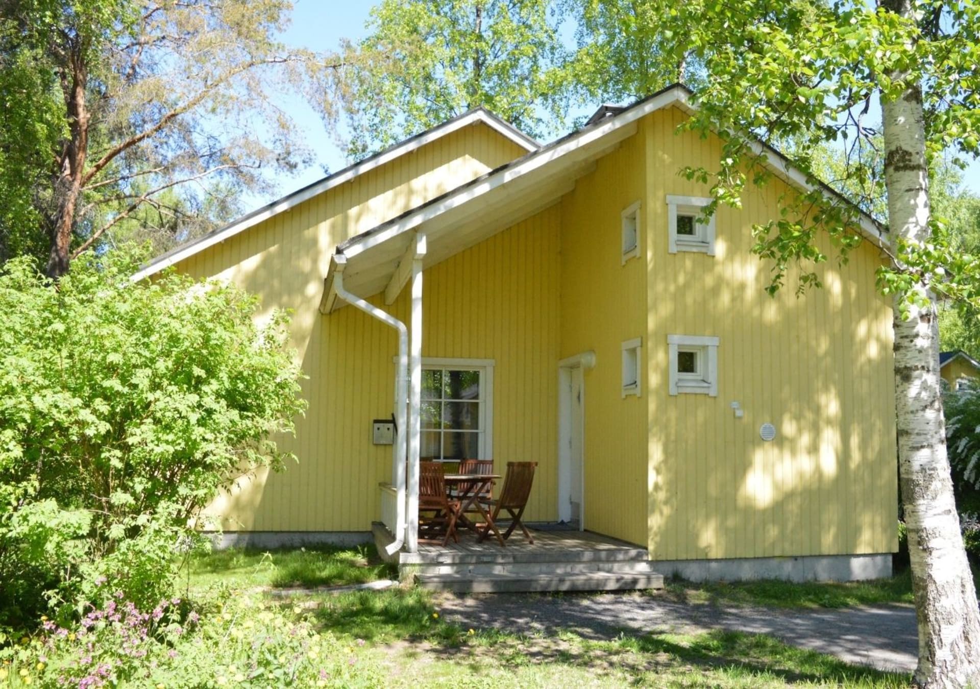 Cottages are very idyllic outside and have a nice small terrace.