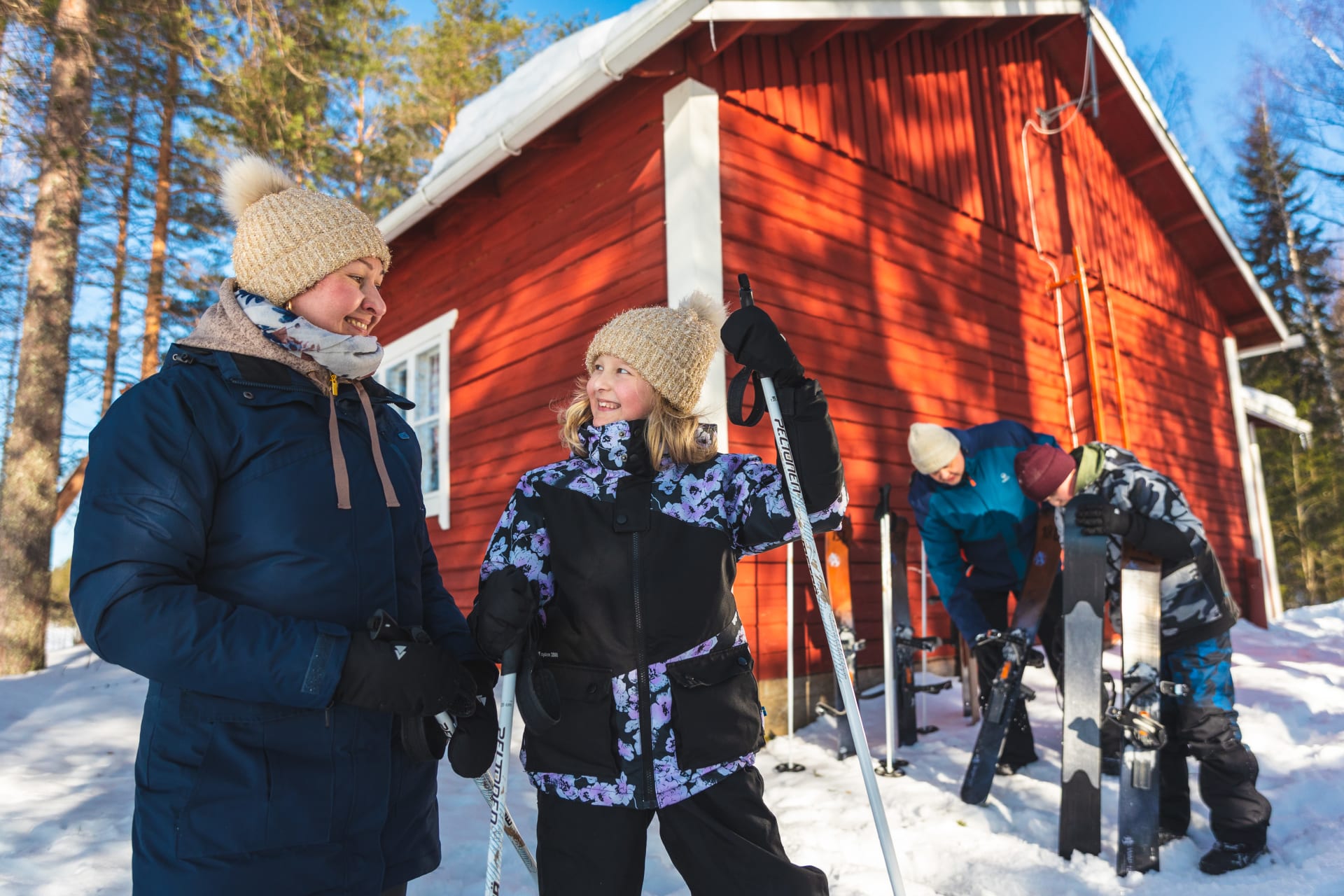 Metsäkartano Youth Centre family holiday winter