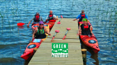 Single kayaks are available for five persons