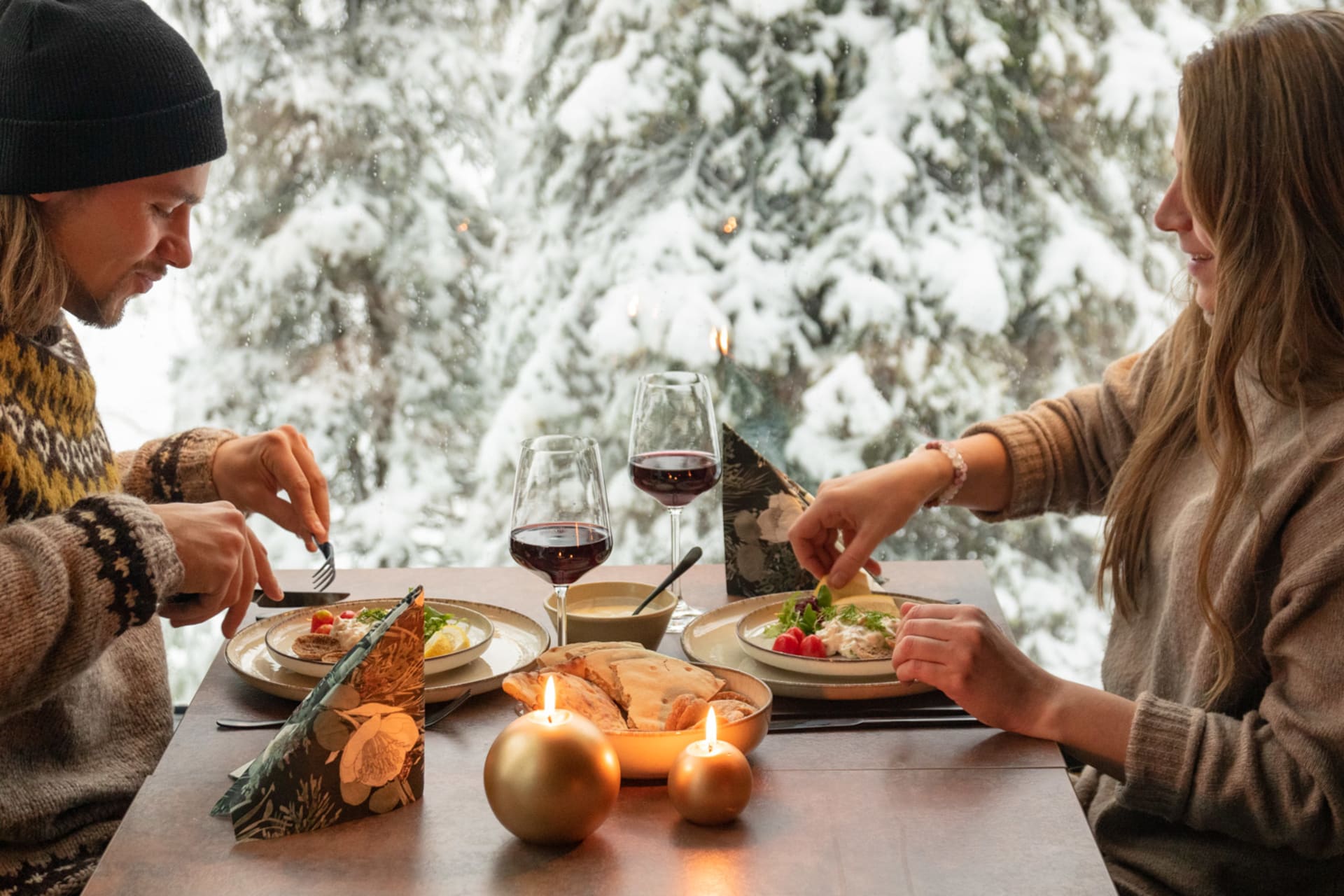 3-course dinner at Lappish Hut Restaurant Kataja