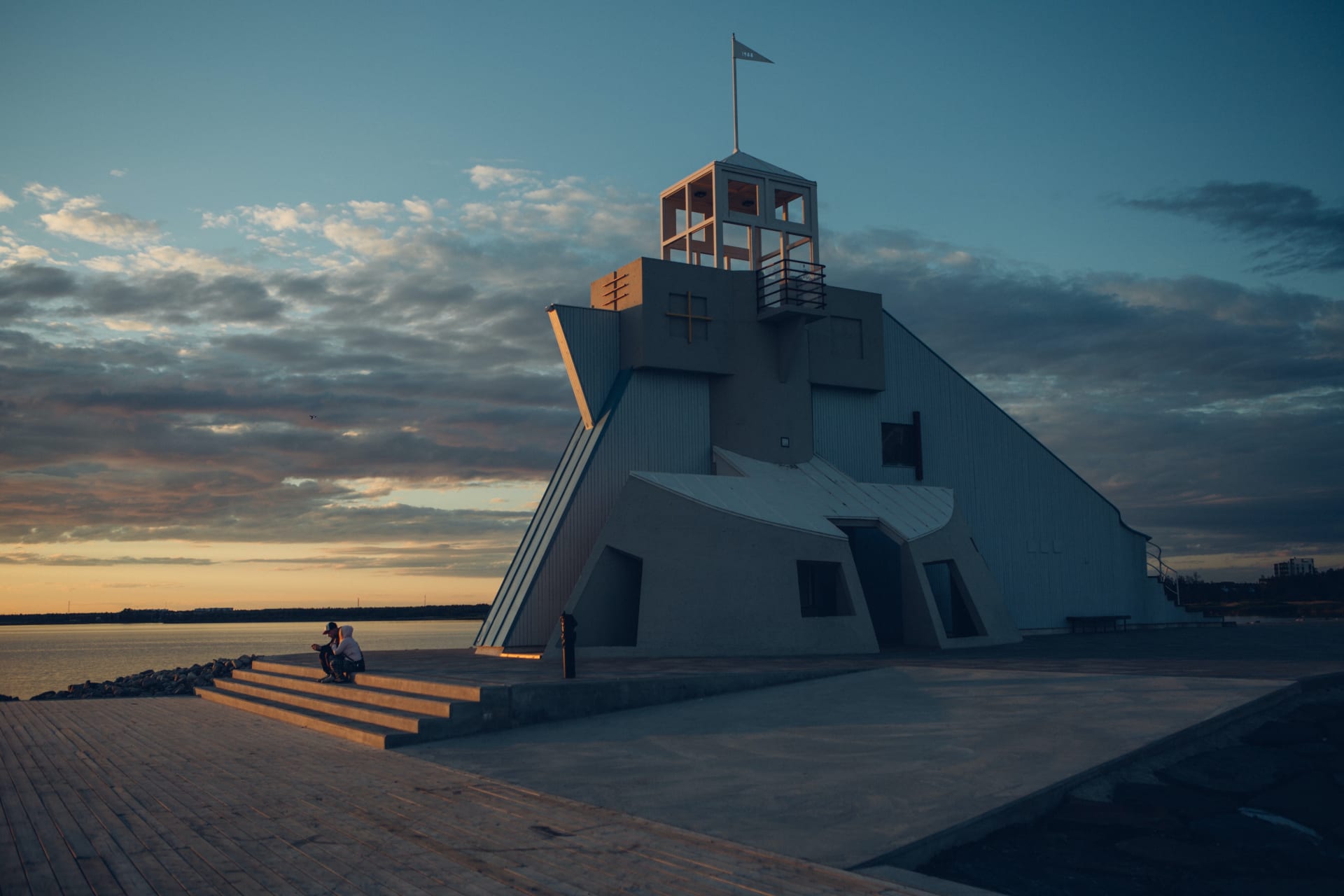 Nallikari lighthouse.