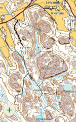 Lahdenperän luontopolku, karttakuva