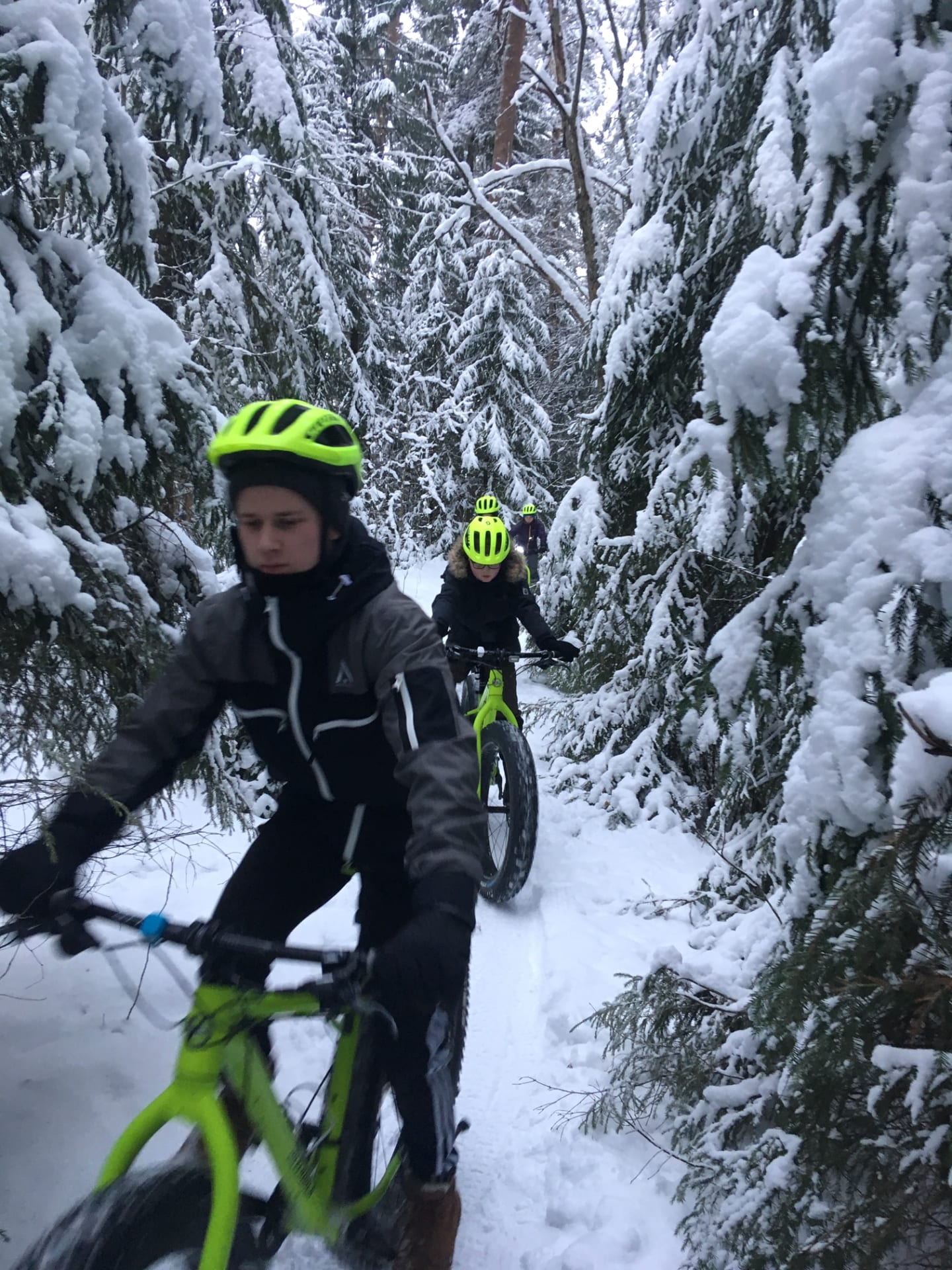 Mountain biking to Vuorilampi nature reserve