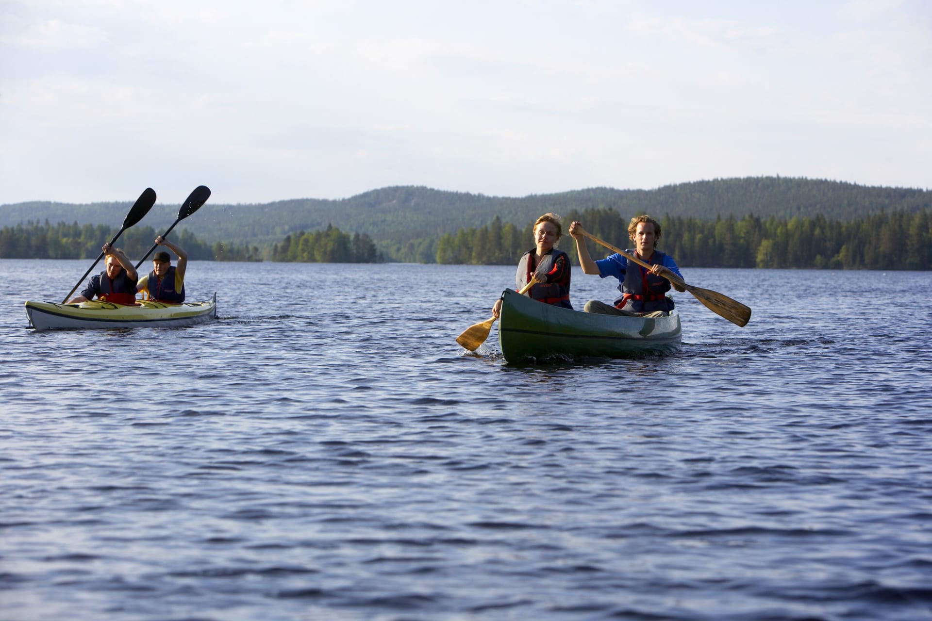 Canoeing Tour on lake Pielinen