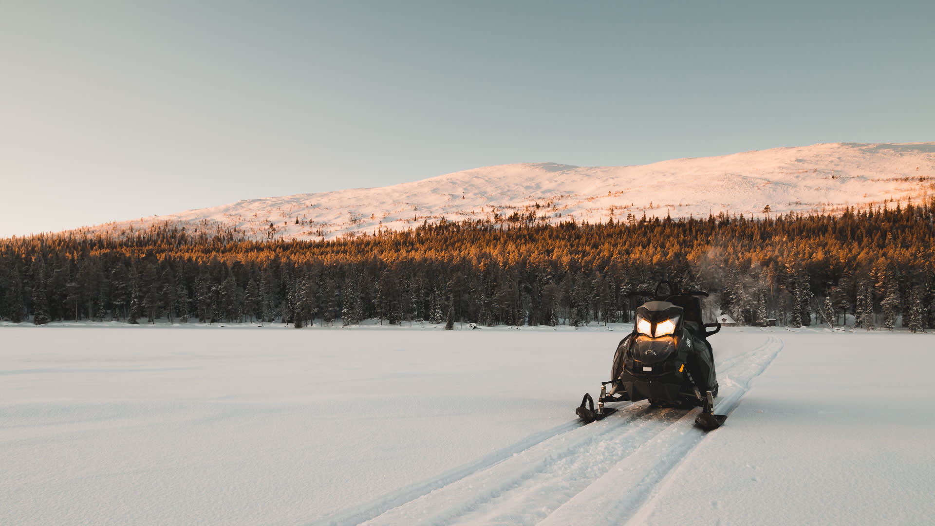 3 Hour Snowmobile Safari Around Levi with Coffee Break at an Authentic Lapp Café