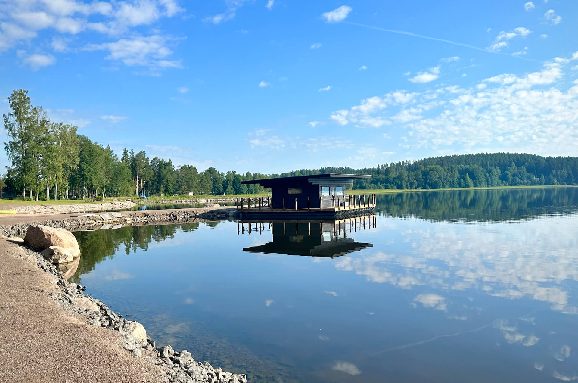 floating sauna
