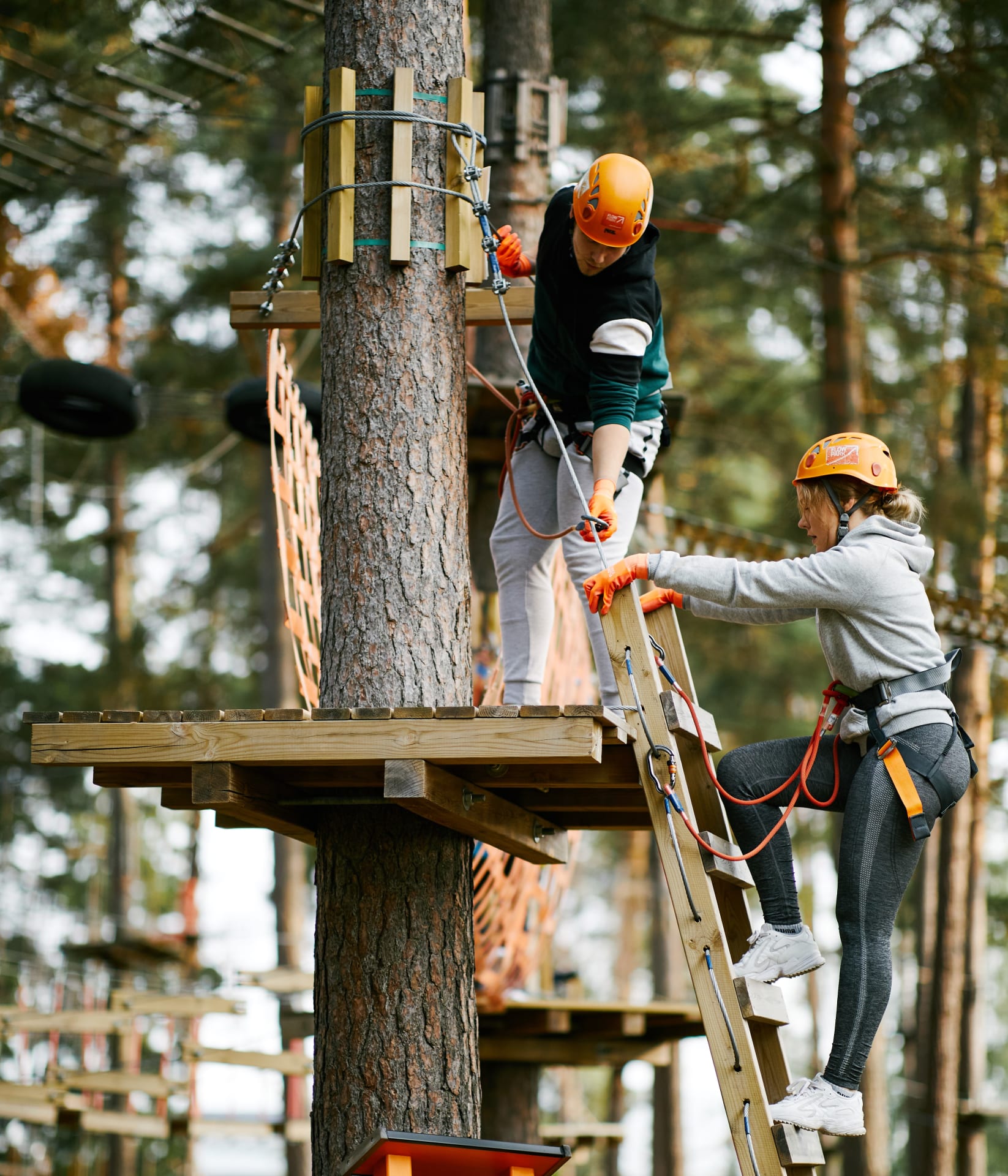 Adventure climbing.