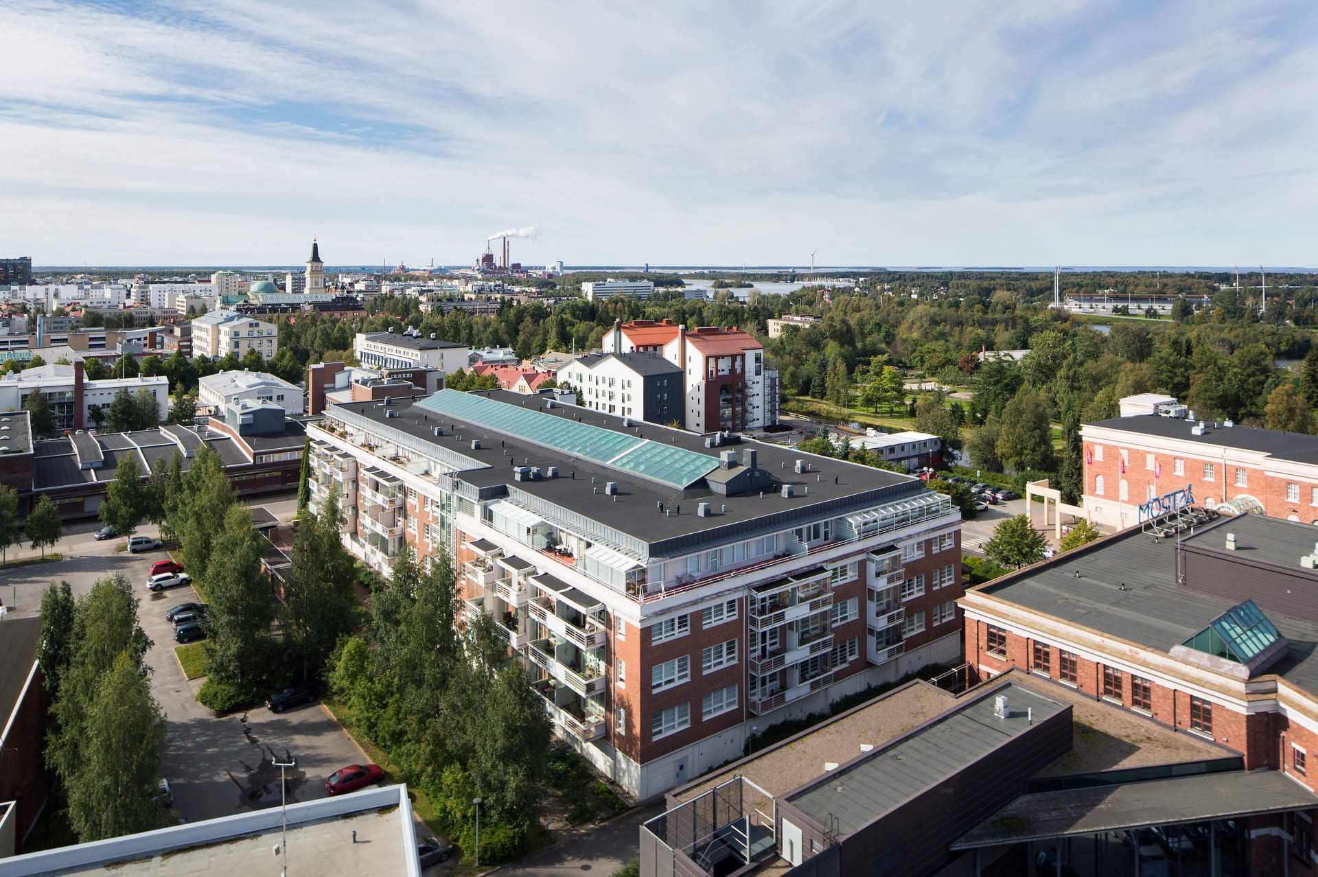 View from Tietomaa science centre tower.