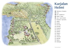 Regionale Karte der Perle von Karelien