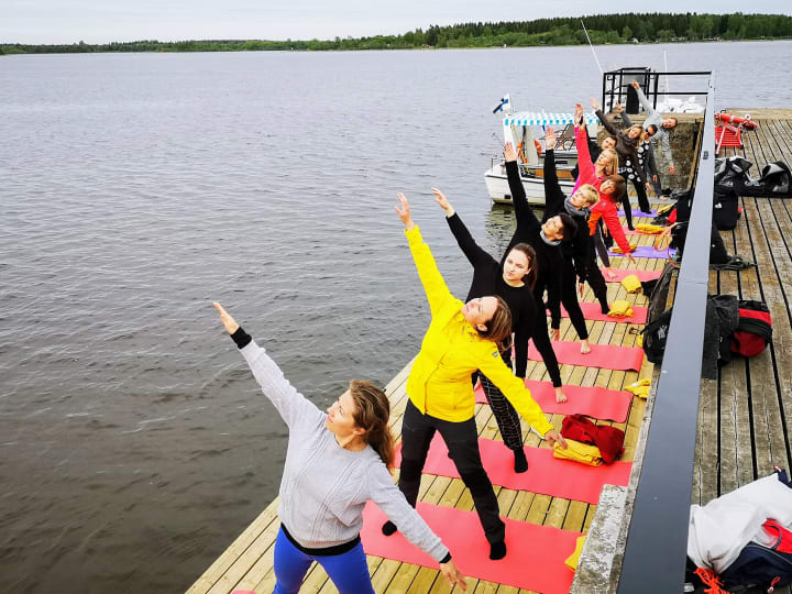 Yoga trip to Iso-Kraaseli island Raahe archipelago