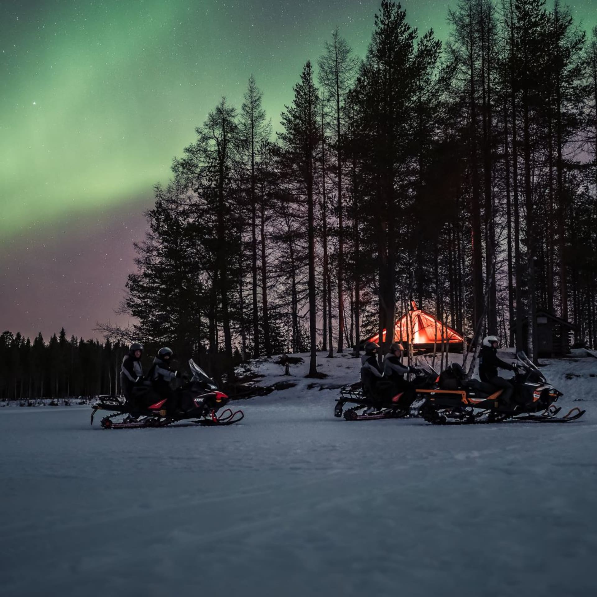 Snowmobiling