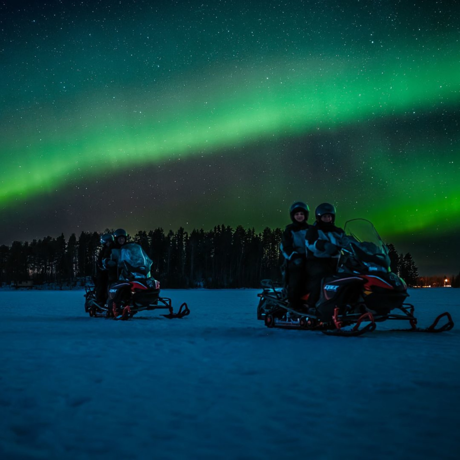 Snowmobiling