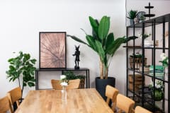 Table for 8-10 people.