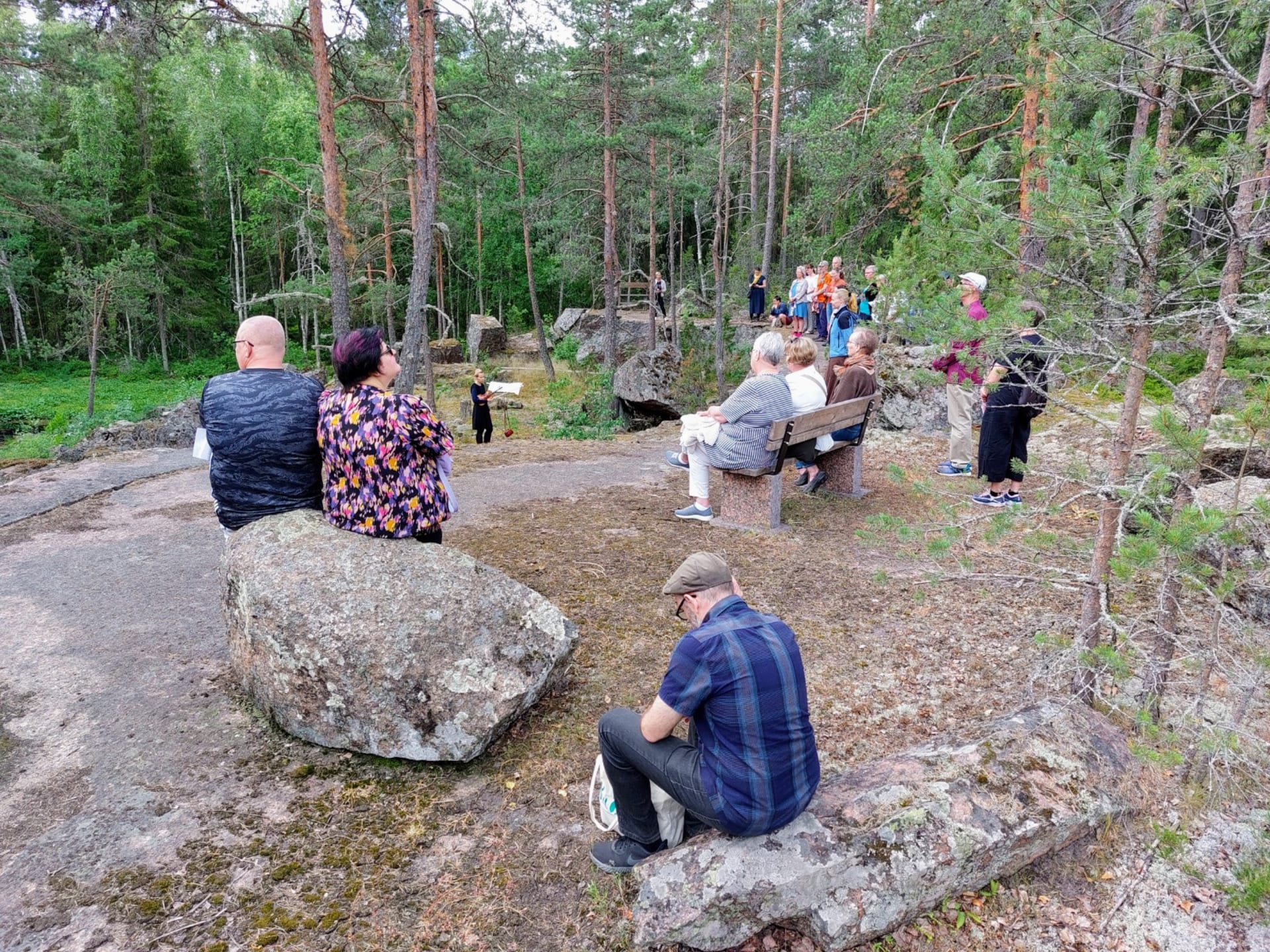 Outdoor concert Pyterlahti Granite Quarry
