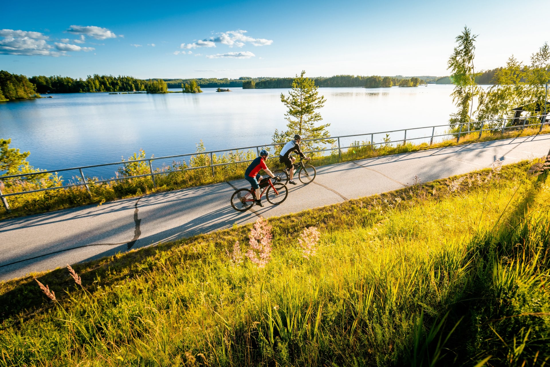 Cycling adventure holiday by Lake Saimaa