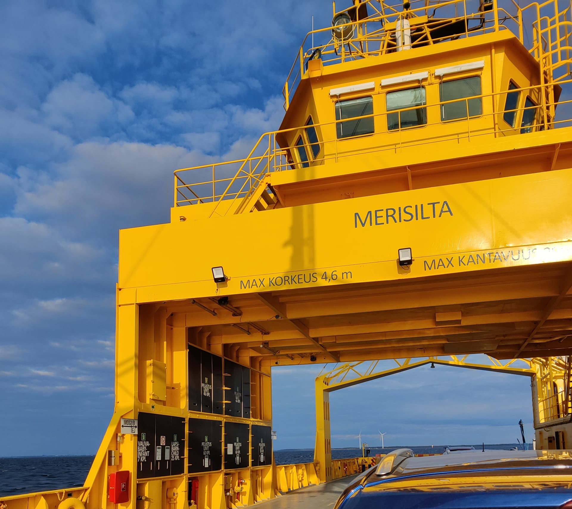 Ferry trip to Hailuoto.