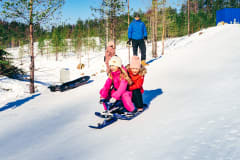 Sorola outdoor area in the wintertime