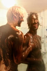 Peat sauna after a game