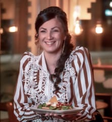 There is a variety of sweet and savoury waffles.