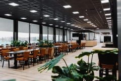 There are three different restaurants in the public areas of IKH Areena, which offer e.g. lunch on weekdays.