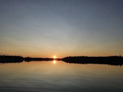 Yöttömän yön melonta Öjanjärvellä