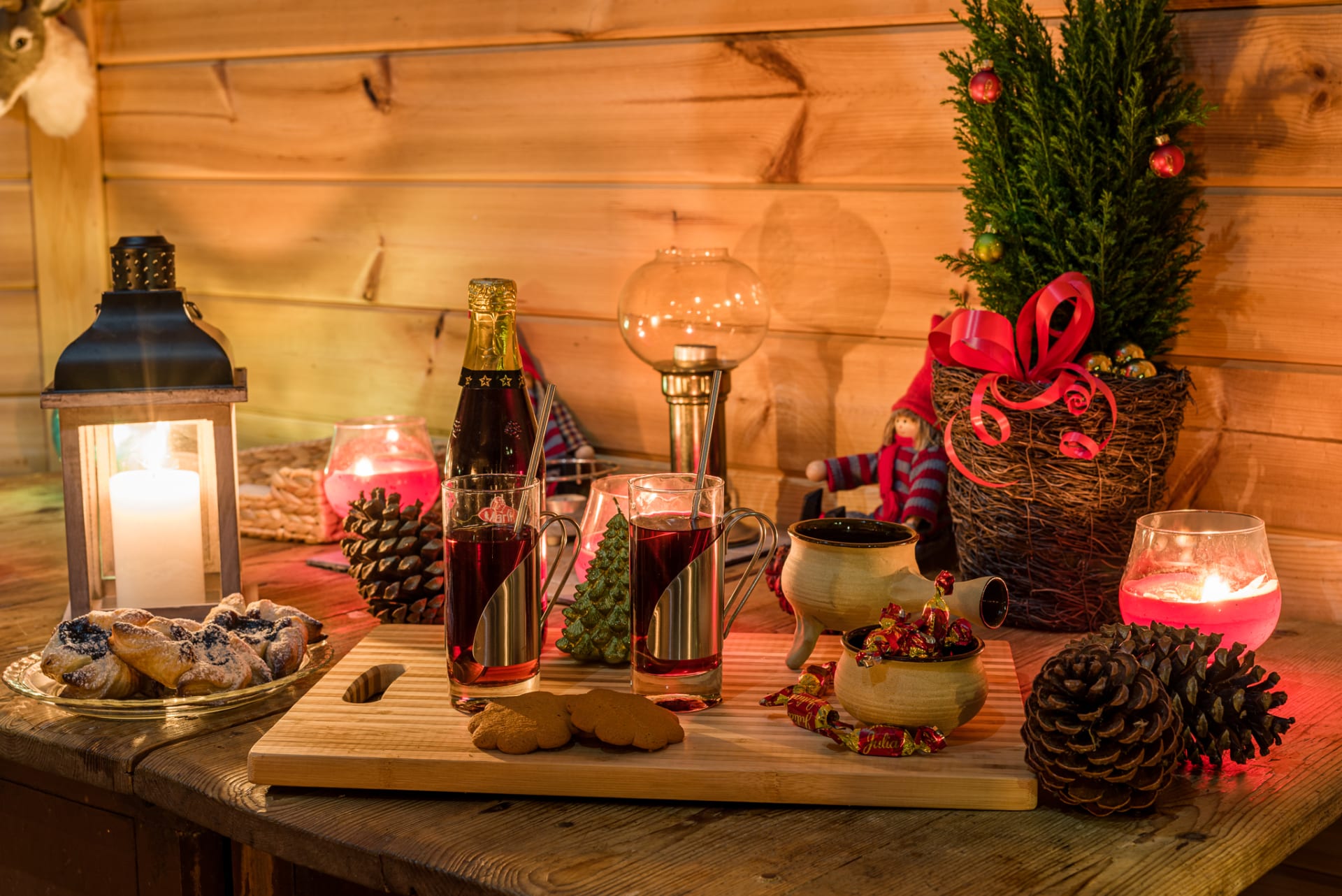Lappländische Hütte, Weihnachten Lappländische Hütte, Weihnachten