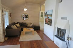 Living room at Villa Ozero