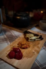 Dinner at the reindeer herder´s cabin