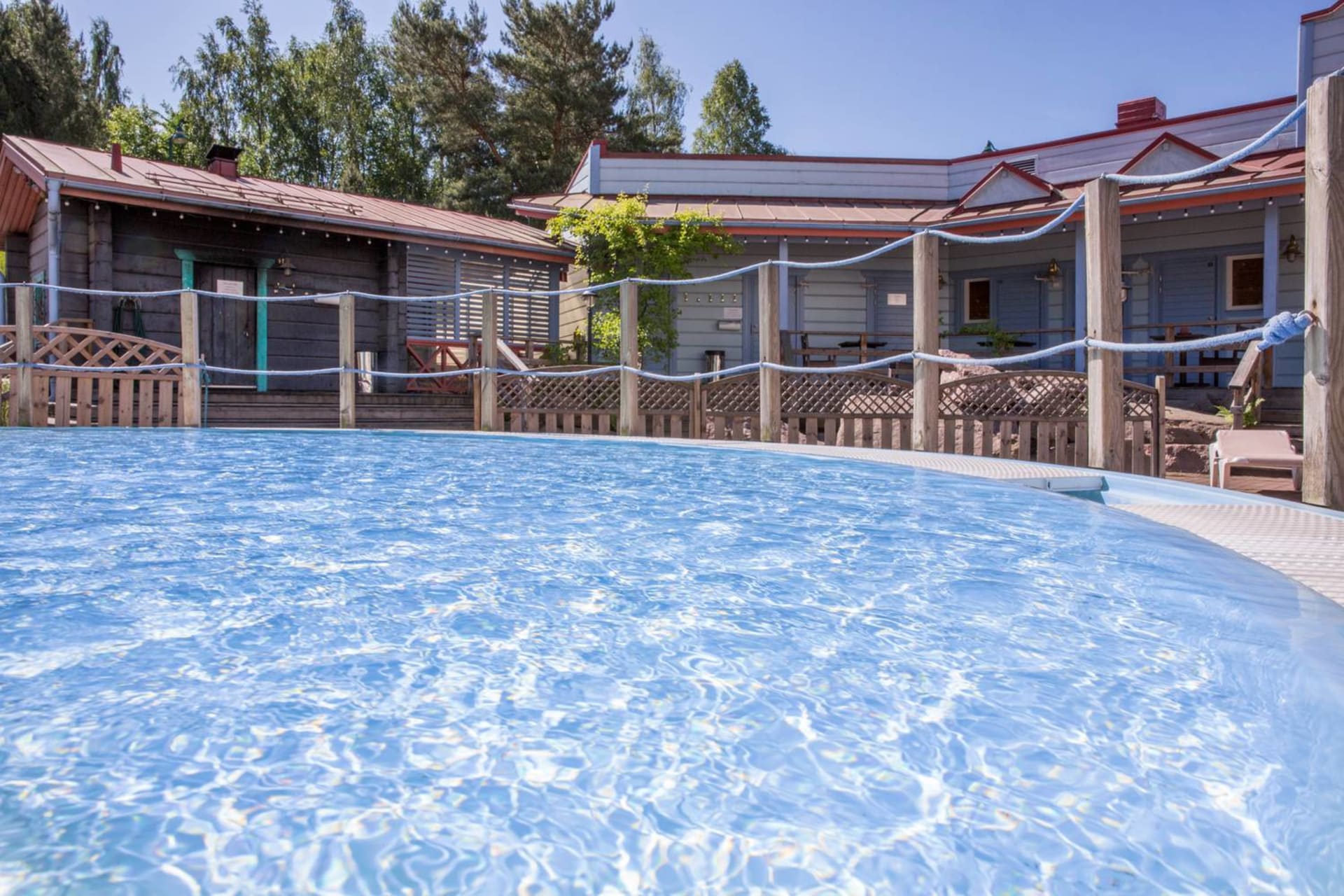 Outside spa Outside spa