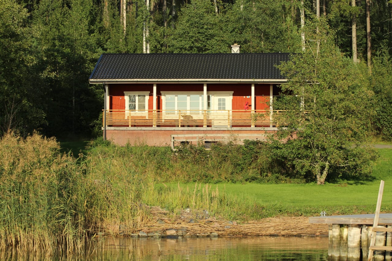 Ostsee-Archipel Ferienhaus Keisarinna in Richtung Sonnenuntergang.