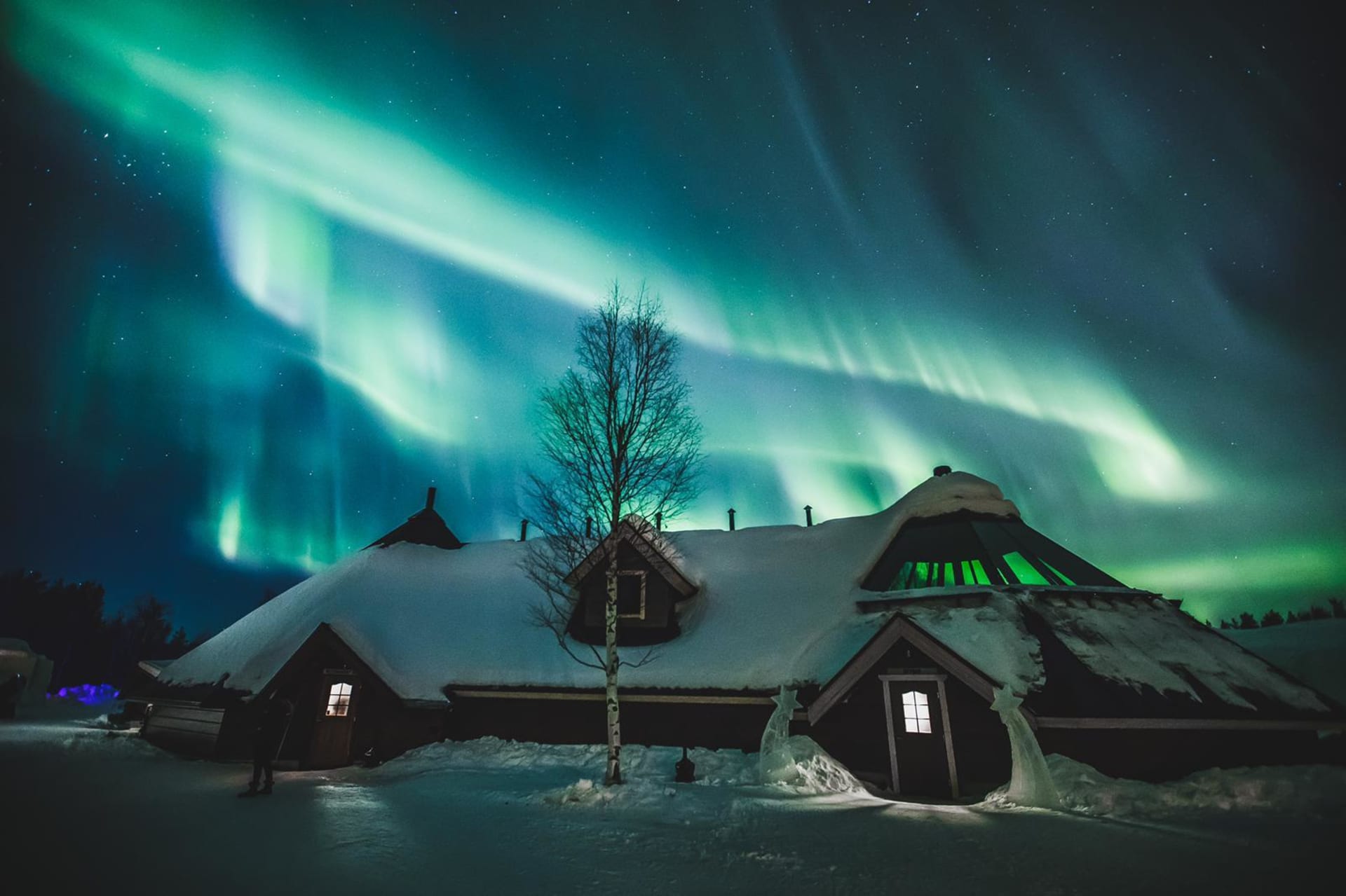 Northern lights and Kota restaurant.