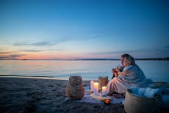 Rakkautta rannalla -paketti kahdelle