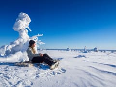 Snowshoeing in Riisitunturi National park
