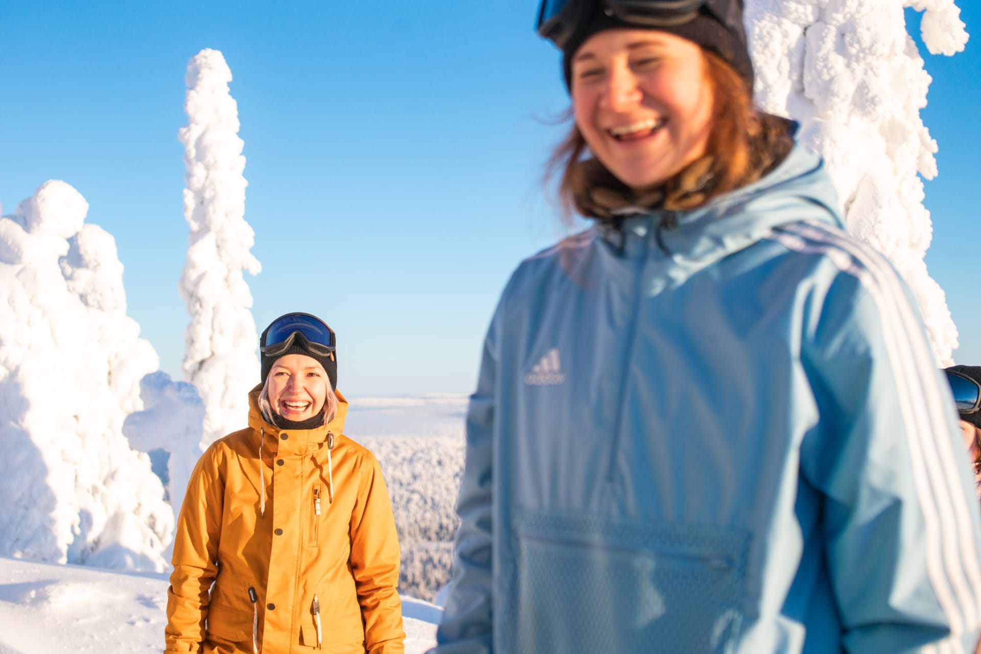 Snowboarding in Finland