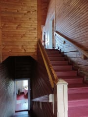 Stairs of the school building, Wihasjärvi 1906, Orivesi