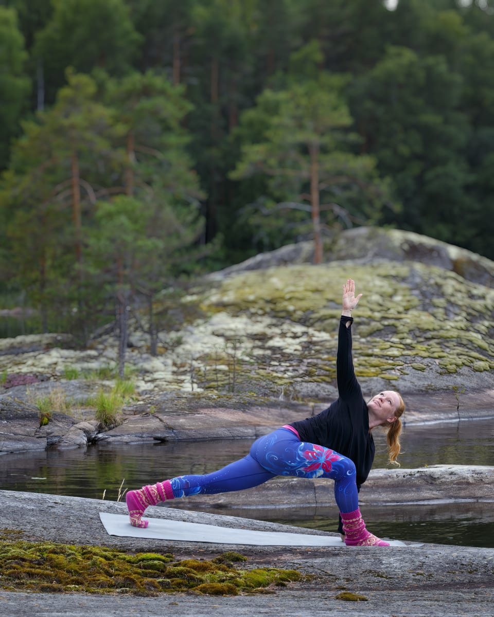 Island Yoga in the middle of Lake Saimaa